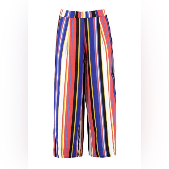 Boohoo Striped Tailored Culottes - Picture 2 of 4